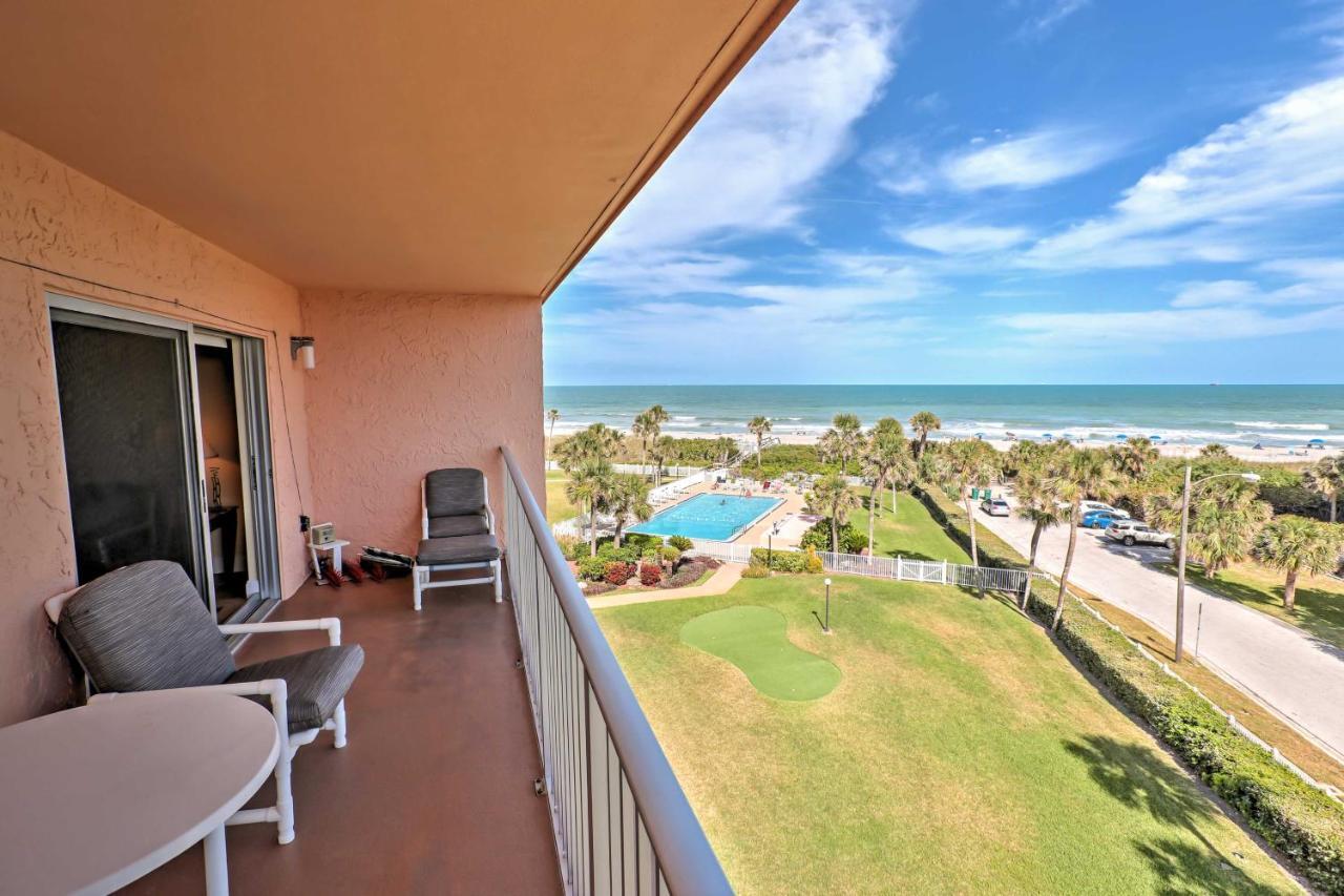 Oceanfront Cocoa Beach Condo With View Walk To Pier Экстерьер фото