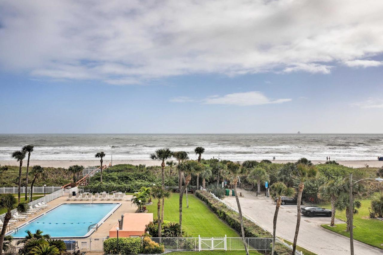 Oceanfront Cocoa Beach Condo With View Walk To Pier Экстерьер фото